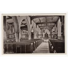 St James the Great Church Interior Staple Postcard Kent