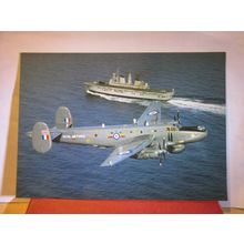 AVRO SHACKLETON WR963 unused postcard 'After the Battle' #