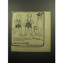 1957 Galey & Lord Charles James Infants' Wear by Alexis Advertisement