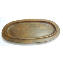 Vintage ATAPCO Teak Wood Serving Tray - Handcrafted Hong Kong - Danish Modern