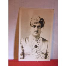 H. H. THE MAHARAJA BAHADUR, KASHMIR, INDIA unused antique postcard (a) =