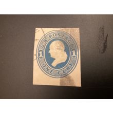 ICOLLECTZONE US Postal Stationary Cut Square U74