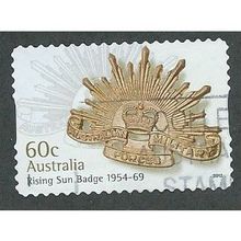 AUS 2012 60c (S/A) 'RISING SUN BADGE 1954- 69' FINE USED (EBID36-459)