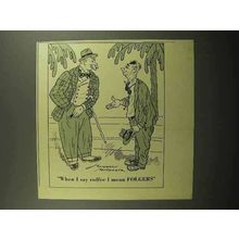 1945 Folgers Coffee Ad - I Mean Folgers