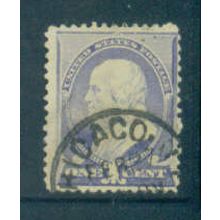 Used 212 1c Benjamin Franklin Average Plus M01356