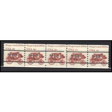 1898Ab 4c Stagecoach Fine MNH Dry Gum PNC 6/5 Line Gap AA0116