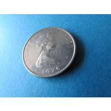 1976 QUEEN ELIZABETH II ISLE OF MAN FIVE PENCE - COIN - 3 FREE POST. AAT