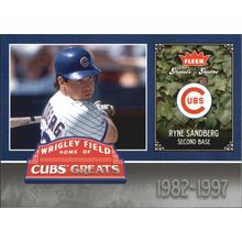 2006 Fleer Greats of the Game Ryne Sandberg-CUB Greats- #CHC-SA