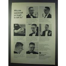 1962 Jet Propulsion Laboratory Ad - Spacecraft Tough