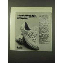1972 Bancroft Tretorn Tennis Shoes Ad - More Comfort