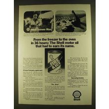 1980 Shell Fire & Ice Motor Oil Ad - Earn Name