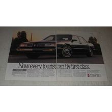 1989 Oldsmobile Eighty-Eight Regency Car Ad - Now every tourist can fly first