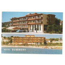 HOTEL SUMMERY, CEPHALONIA, GREECE unused postcard #