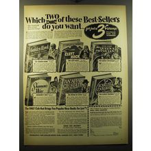 1949 Doubleday One Dollar Book Club Ad - Which two of these best-sellers