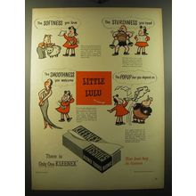 1949 Kleenex Tissues Advertisement - Little Lulu by Marge - The softness you lov