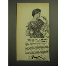 1959 H.A. & E. Smith Liberty of London Fashion Ad - You'll love these