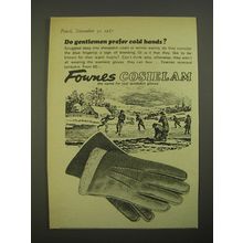 1967 Fownes Cosielam Gloves Ad - Do gentlemen prefer cold hands?