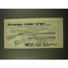 1966 Hopkins & Allen Deluxe Offhand Model and Deluxe Buggy Rifle Ad - Dreams