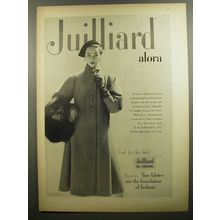 1952 Juilliard Coat Advertisement - Juilliard Alora