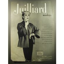 1952 Juilliard Coat Advertisement - Juilliard Woolens