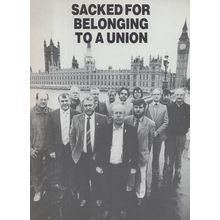 Union Worker Sacked Margaret Thatcher Protest Politics Postcard