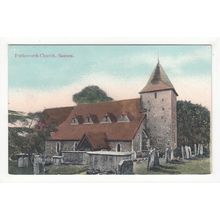 St Mary's Church Fittleworth Postcard West Sussex A H Homewood