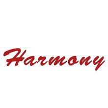 2 Harmony Camper van motorhome graphics stickers decals, Harmony Separated Text