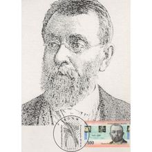 Sir Ferdinand Von Mueller German Geographer Physician Rare Postcard FDC
