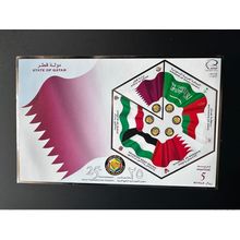 Qatar 2006 Mi. Bl. 50 S/S Joint Issue Gulf Cooperation Council GCC flag drapeaux