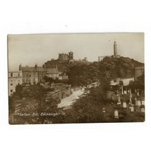 Calton Hill, Edinburgh, RP Postcard.