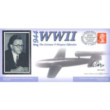 1944 WW2 German V-Weapon Offensive Bob Ogley Hand Signed Benham FDC