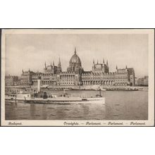 Országház, Budapest, 1926 - Divald Levelezőlap