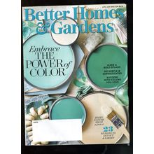 BETTER HOMES & GARDENS April 2021 EMBRACE THE POWER OF COLOR NEW