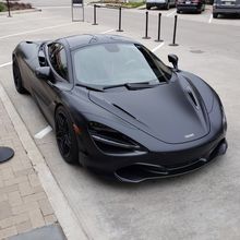 McLaren black 720 1 Poster Canvas Movie Film Print A0 A1 A2 A3 A4 A5 A6 Art Wall