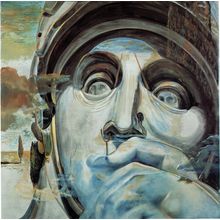 Salvador Dali - Warrior 1982 Poster Canvas Movie Film Print A0 A1 A2 A3 A4 A5 A6