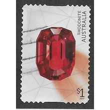 AUS 2017 $1.00 (S/A) 'RARE BEAUTIES -RHODONITE' FINE USED (EBID63-862)