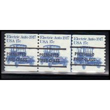 1906a 17c Electric Auto Fine MNH Dry Gum PNC 5B/3 Line Gap PA2395