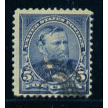 Used 281 5c Ulysses S. Grant Barely Clears M05008