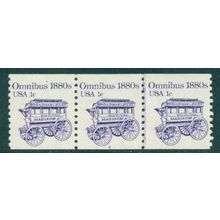 1897 1c Omnibus Very Fine MNH Dry Gum PNC 2/3 A02012