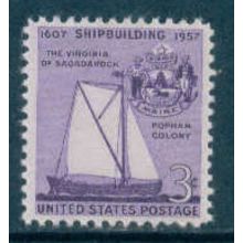 1095 3c Shipbuilding Fine MNH MA0190