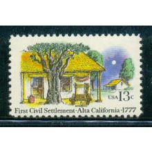 1725 13c First Civil Settlement Fine MNH MA0686