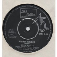Stevie Wonder - Higher ground / Too high 1973 7" single vinyl record TMG869