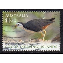 Cocos (Keeling) Islands 2023 White-breasted Waterhen $1.20 Used