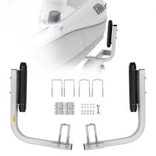 Marine Trailer Guide Set, 20.5 Flexibly Adjustable Poles, Pair of Steel Anti...