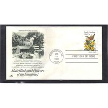 FDC Art Craft 1992a 20c Carolina Wren (Cachet-U/A) CV39725