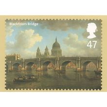 Blackfriars Bridge London Limited Edition Postcard
