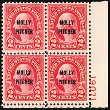 646, Mint NH F-VF 2¢ Plate Block of Four .. Stuart Katz