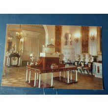 vintage the palace library in the northern suite russia postcard