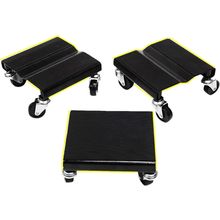 3 Pcs Snowmobile Dolly Set Anti-Slip with Caster Wheels 1500 LBS Moving Rollers