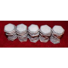 SMALL 1 X 1 CHARCOAL GRAY 50 PCS. CERAMIC/MARBLE USED TITLE